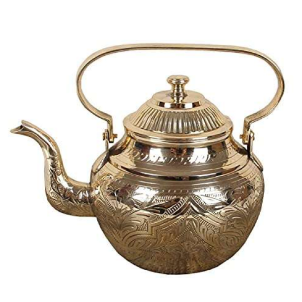 Star Flash Teapot 2.0L كتلي ذهبي فضي