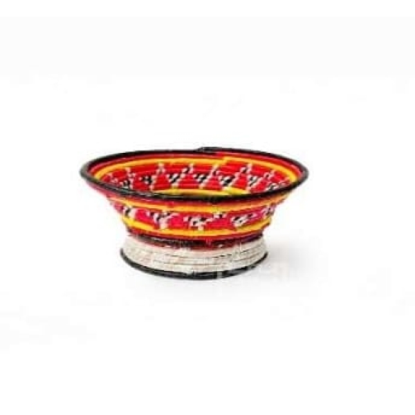 Yemeni authentic straw bowl صحنة عزف صغيرة
