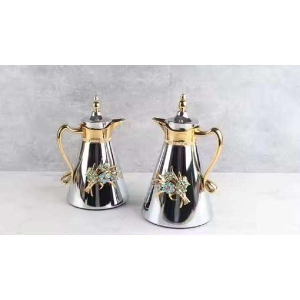 2 Pcs Luxury Tea Flask Arabic طقم قطعتين ثلاجات فاخرة